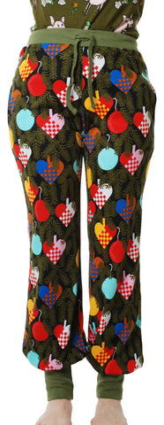 DUNS SWEDEN Hearts All Over Printed Baggy Pants